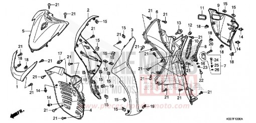 FRONT COVER SH150ADE de 2014